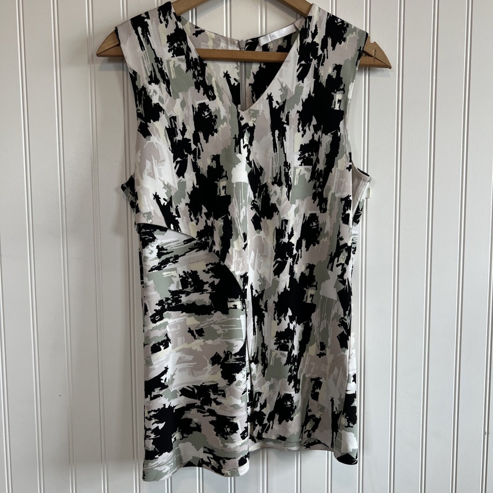 Hugo boss shirt women Small abstract art sleeveless